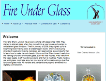 Tablet Screenshot of fireunderglass.net